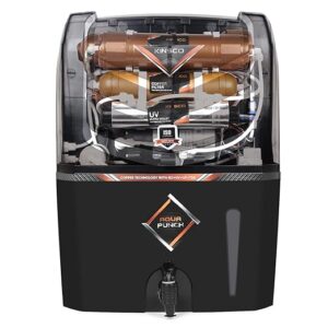 Kinsco Aqua Punch 15 Litre Copper + RO + UV + UF + TDS Adjuster Pure Copper Water Purifier Dispenser Machine, Black (With Free Pre Filter) Visit the Kinsco Store